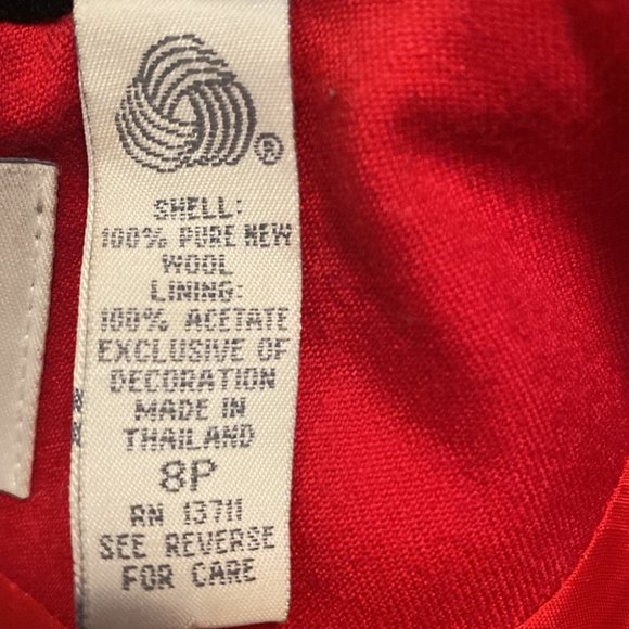 Red Vintage Blazer💫 - Picture 4 of 4